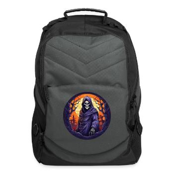 Scary Halloween Party Costume GrimReaper - Computer Backpack - charcoal - Front