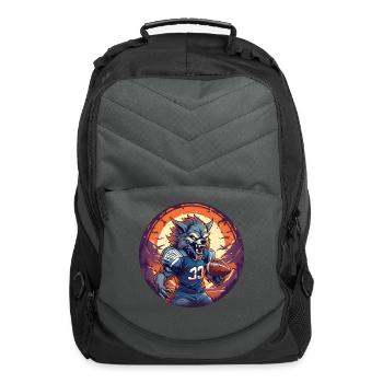 Scary Halloween Party Costume Werewolf American - Computer Backpack - charcoal - Front