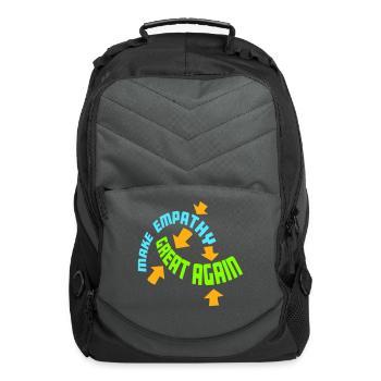Make Empathy Great Again Political Statement Hope - Computer Backpack - charcoal - Front
