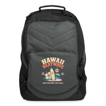 Hawaii Heatwave Surf Vibe - Computer Backpack - charcoal - Front