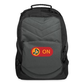 Music ON - Computer Backpack - charcoal - Front