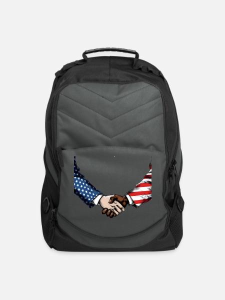 Juneteenth African American - Computer Backpack - charcoal