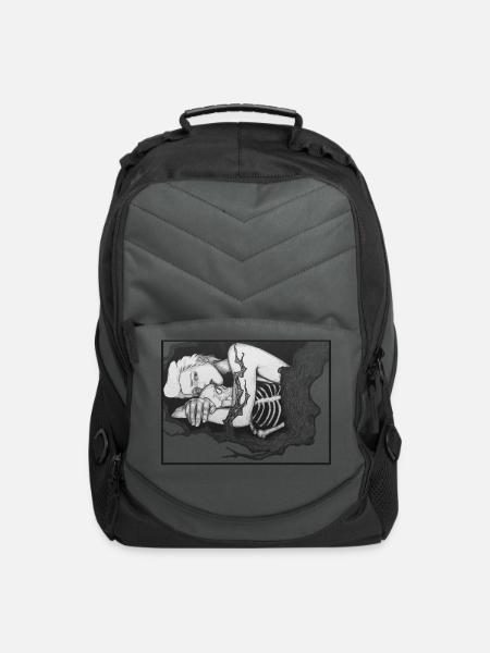 Shadow Embrace Skeleton - Computer Backpack - charcoal