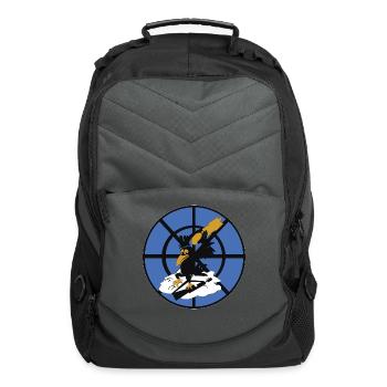 AAC 527th Fighter Bomber Sqdrn 86th Fighter Bomber - Computer Backpack - charcoal - Front