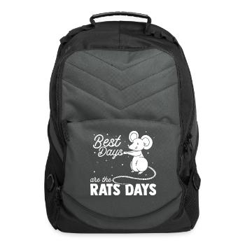 Rat Pet | Rodents Rats Animals Gifts - Computer Backpack - charcoal - Front