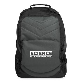 Atheist Gifts | Religion Atheism Church - Computer Backpack - charcoal - Front