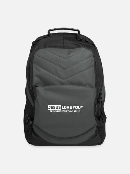 atheists - Computer Backpack - charcoal
