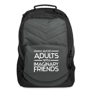 Atheist Science | Atheism Faith Gift - Computer Backpack - charcoal - Front