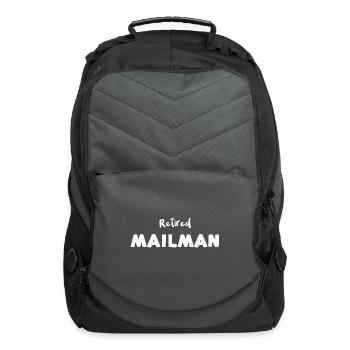 Retired Mailman - Employee - Computer Backpack - charcoal - Front