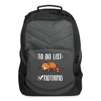 Kawaii Slee G Red Panda - Computer Backpack - charcoal - Front
