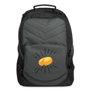 Cheese - Computer Backpack - charcoal - Front