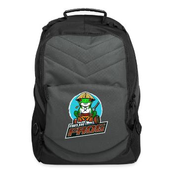 ninja frog gaming - Computer Backpack - charcoal - Front