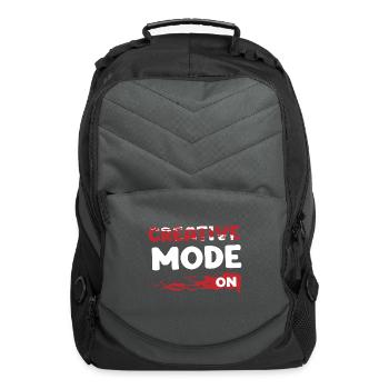 Creative Mode On - Creativity Lovers - Computer Backpack - charcoal - Front
