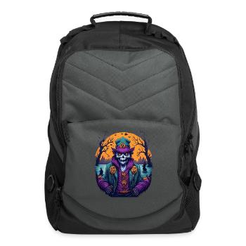 Scary Halloween Party Costume Zombie - Computer Backpack - charcoal - Front