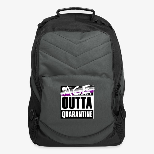 Ace Outta Quarantine - Asexual Pride - Computer Backpack