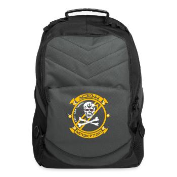 Grumman F 14 Tomcat symbolism VF 84 Squadron - Computer Backpack - charcoal - Front
