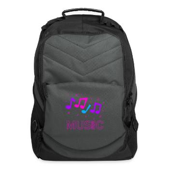 Music lover - Computer Backpack - charcoal - Front