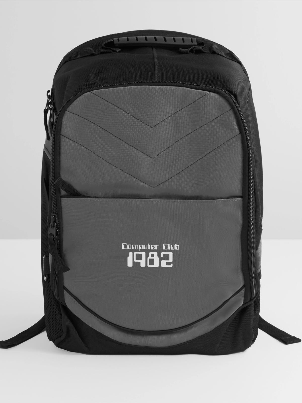 Computer Club 1982 - Computer Backpack - charcoal - Front
