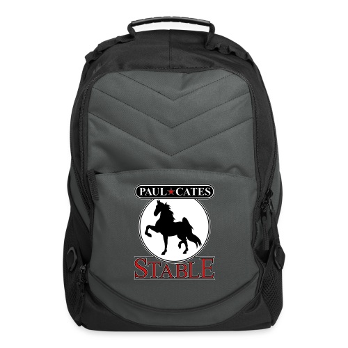 Paul Cates Stable logo dark - Computer Backpack