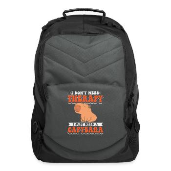 I Just Need A Capybara Water Hog - Computer Backpack - charcoal - Front