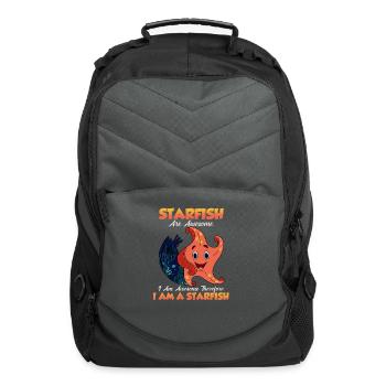 Starfish Ocean Animal Sea Gifts - Computer Backpack - charcoal - Front