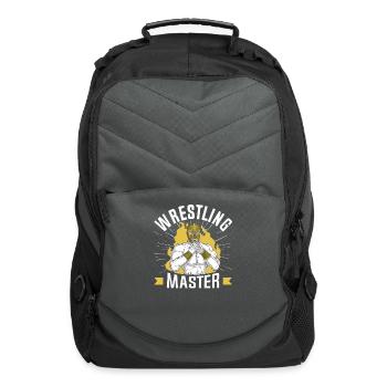 Wrestling Master Hobby Wrestler Wrestle - Computer Backpack - charcoal - Front