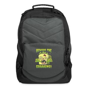 Halloween Sandwich Zombie Sandwich Lover Spooky - Computer Backpack - charcoal - Front