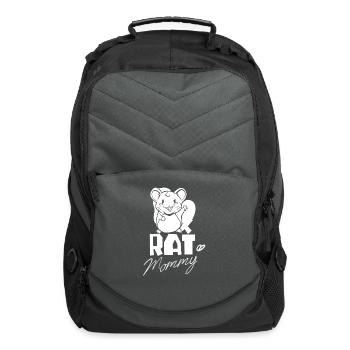 Rat Mommy Lover Animal Cute Rats - Computer Backpack - charcoal - Front