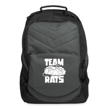 Team Rats Animal Lover Rat Cute - Computer Backpack - charcoal - Front