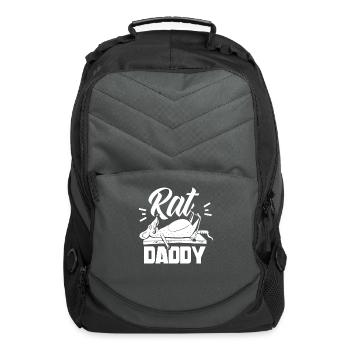 Rat Daddy Cute Animal Rats Lover - Computer Backpack - charcoal - Front