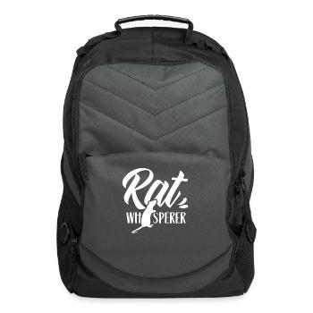 Rat Whisperer Lover Animal Cute Rats - Computer Backpack - charcoal - Front