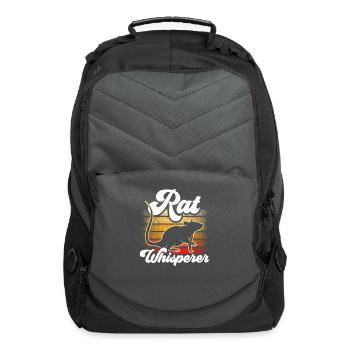 Rat Whisperer Rats Cute Lover Animal - Computer Backpack - charcoal - Front