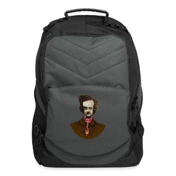 Edgar with Gold Bug - Computer Backpack - charcoal - Front