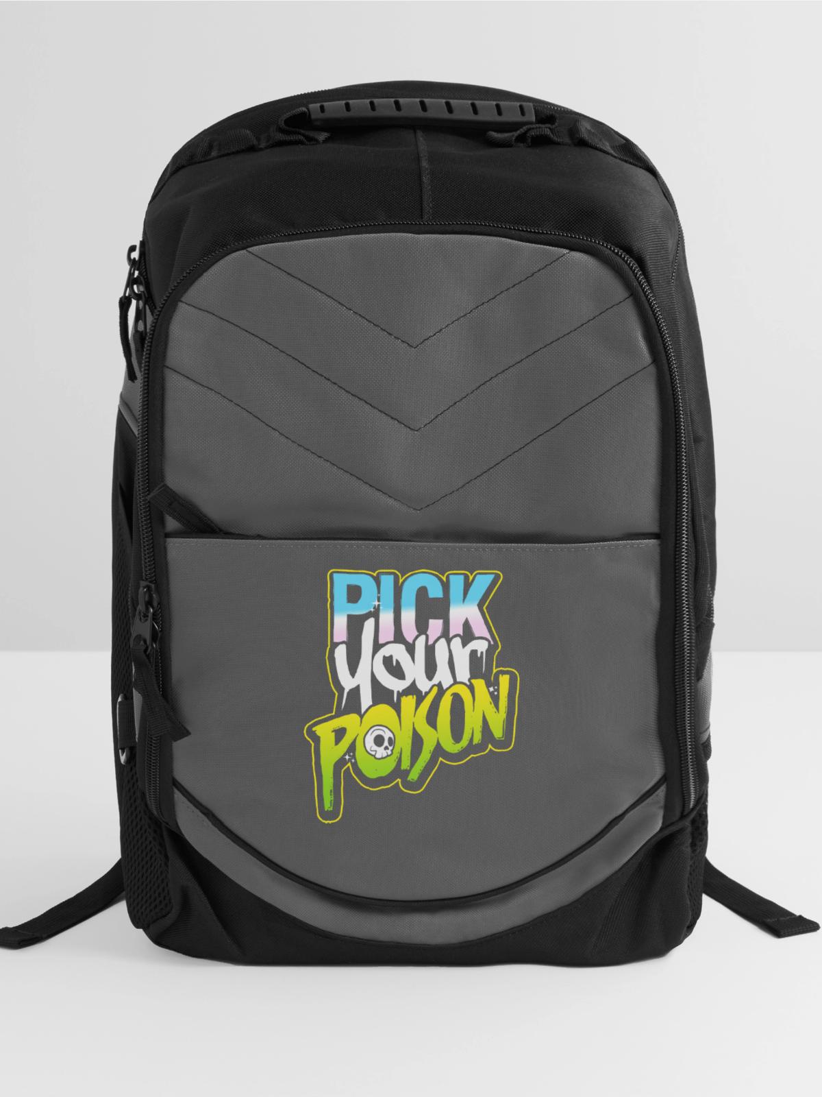 Pick Your Poison - Computer Backpack - charcoal - Front