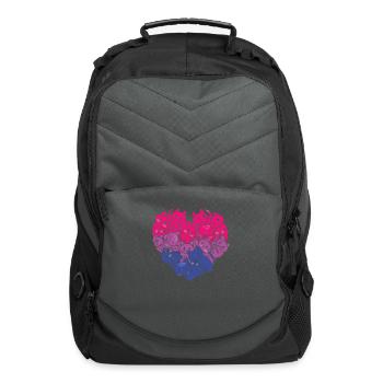 Bi Sexual Pride Bisexual Gay LGBTQ - Computer Backpack - charcoal - Front