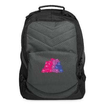 Bi Sexual Pride Bisexual Gay LGBTQ - Computer Backpack - charcoal - Front