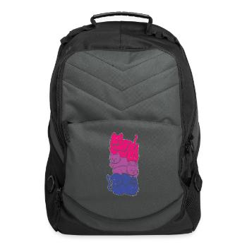 Bi Sexual Pride Bisexual Gay LGBTQ - Computer Backpack - charcoal - Front