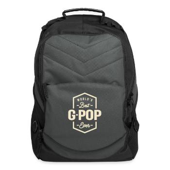 World's Best G-Pop - Dad Grandpa - Computer Backpack - charcoal - Front