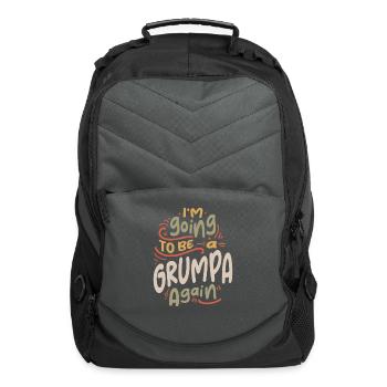 I'm Going To Be a Grumpa Again Funny Grandpa - Computer Backpack - charcoal - Front