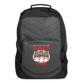Rat Owners Rats Rule - Computer Backpack - charcoal - Front