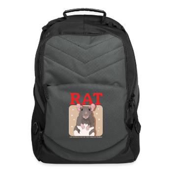 Rat Pet Of The Coolest Rats - Computer Backpack - charcoal - Front