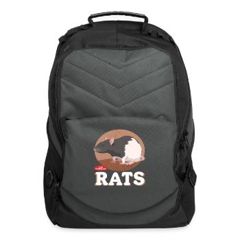 Rat Owner I Love Rats - Computer Backpack - charcoal - Front