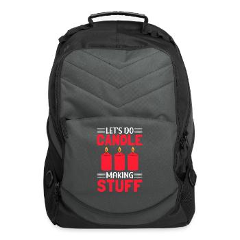 Candles Maker Candle Making Stuff - Computer Backpack - charcoal - Front