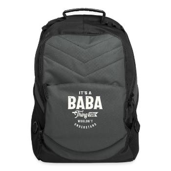 It's a Baba Thing - Grandparents - Computer Backpack - charcoal - Front