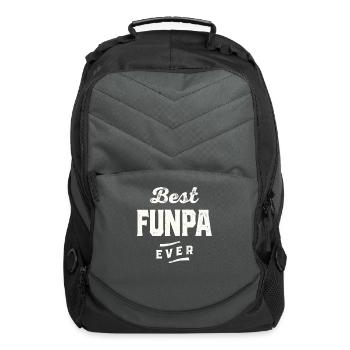 Best Funpa Ever - Grandparents - Computer Backpack - charcoal - Front