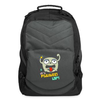Funked Up Funky Funk Music - Computer Backpack - charcoal - Front