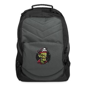 Scary Captain Zombie Pirate - Computer Backpack - charcoal - Front