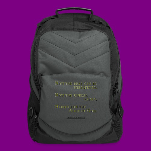 Peace of God - A Course in Miracles - Computer Backpack