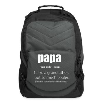Definition Of A Papa - Computer Backpack - charcoal - Front