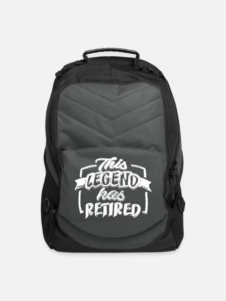 THIS LEGEND HAS RETIRED - Computer Backpack - charcoal